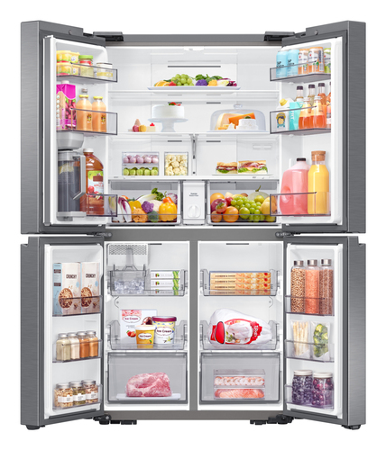 Samsung RF59C701ES9 4 Door Fridge Freezer With Ice & Water - Silver - image 3