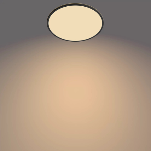 Philips Plafondlamp Superslim Zwart Ø43cm 22w, afbeelding 3
