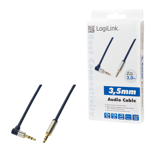 LogiLink Audiokabel Blå