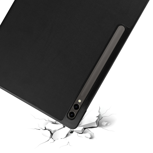 Accezz Trifold Bookcase Samsung Galaxy Tab S9 Ultra Tablethoesje Zwart, afbeelding 3