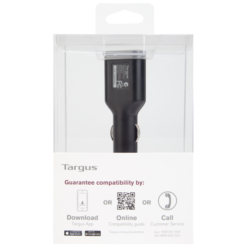 Targus APD33AU mobile device charger Laptop Black Cigar lighter Auto – image 5