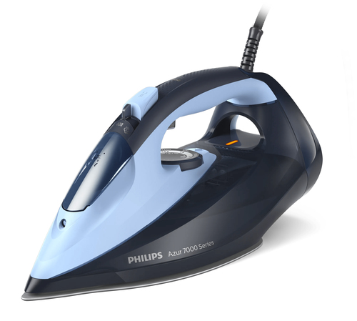 Philips 7000 series DST7041/21 iron Steam iron SteamGlide Elite soleplate 2400 W Blue