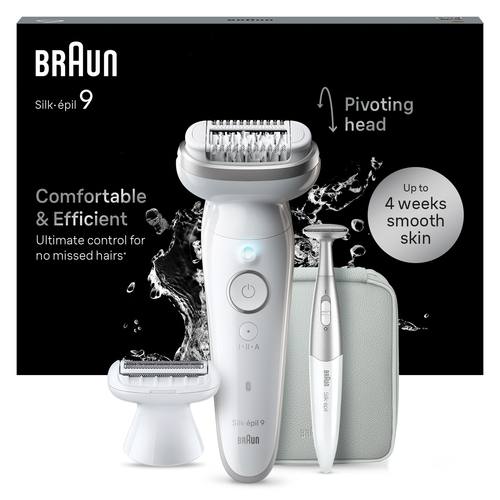 Braun Silk-épil 9 Epilator - White - image 1