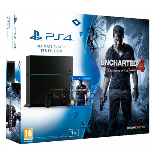 Sony Interactive Entertainment 1TB, Playstation 4 + Uncharted 4: A Thief’s End