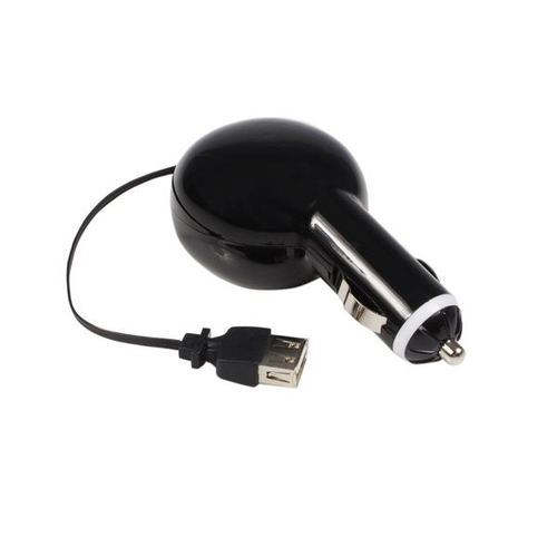 StarTech.com USB A Female Retractable Car Charger Adapter
