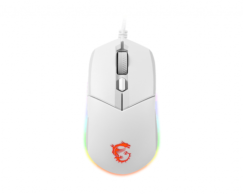 MSI CLUTCH GM11 WHITE компьютерная мышь Игровой Для обеих рук USB тип-A Оптический 5000 DPI