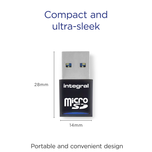 Integral USB3.0 CARDREADER SINGLE SLOT MSD A2 R-180 W-130 MBS ETAIL – image 5