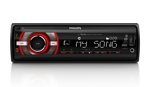Philips CarStudio CE135BT/55 car media receiver Black – image 2