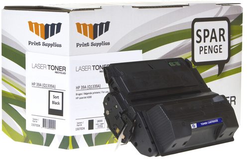 MM Black Laser Toner - HP 39A (Q1339A) - For HP LaserJet – image 2