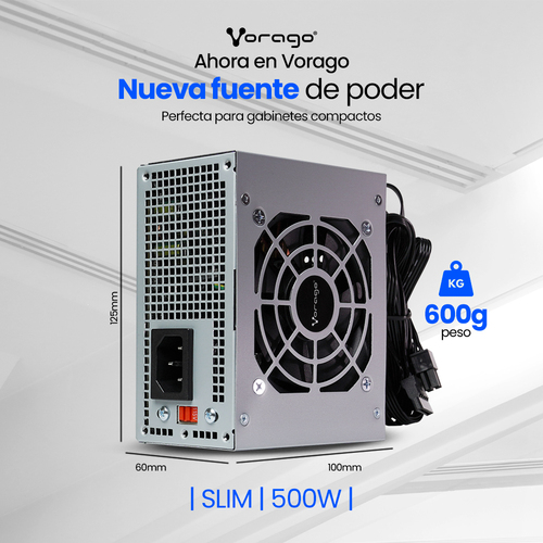 Fuente de Poder VORAGO  PSU-102