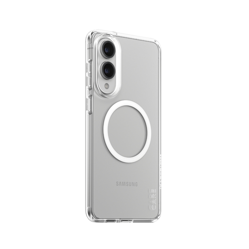 PanzerGlass CARE™ by PanzerGlass® Urban Combat Case Transparent w. White Qi Compatible Samsung S25 Edge – image 1