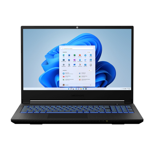 ERAZER Deputy P25 AMD Ryzen™ 7 5800H Ноутбук 39,6 cm (15.6") Full HD 16 GB DDR4-SDRAM 512 GB Твердотельный накопитель (SSD) NVIDIA GeForce RTX 3060 Wi-Fi 6 (802.11ax) Windows 11 Home Черный QWERTY