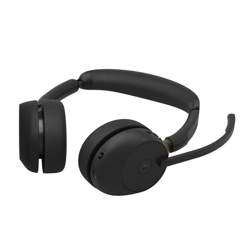Jabra Evolve3 65 MS Stereo Black (USB-C) + Oplaadstandaard - Headset, afbeelding 5