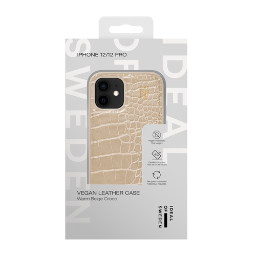 iDeal of Sweden Vegan Leather Case iPhone 12 / 12 Pro Warm Beige Croco – image 4