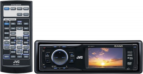 JVC KD-AVX11 car media receiver Black