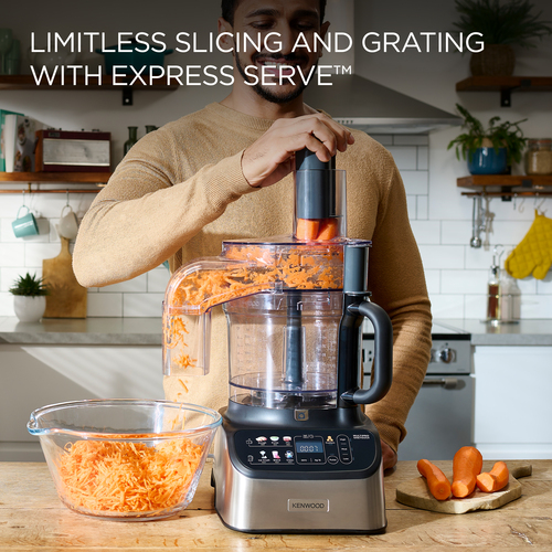 Kenwood OneTouch Food Processor & Blender in Silver Silver - image 3