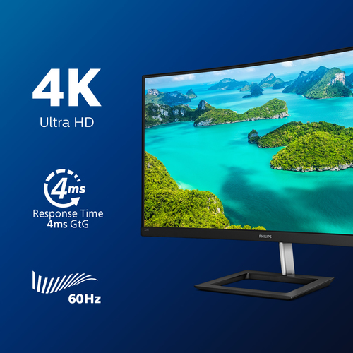 Philips 328E1CA 4K Ultra HD 31.5" Curved LED Monitor - Black - image 3