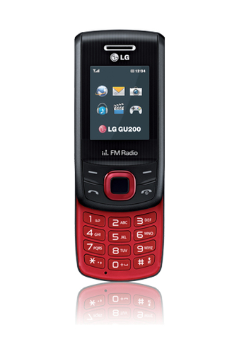 LG GU200 4.5 cm (1.77") 86 g Black