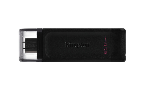 Kingston DataTraveler 70 256GB USB-C Flash Drive – DT70, Black - image 1