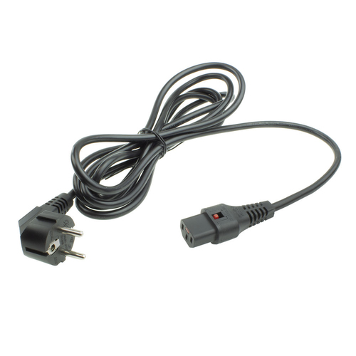 CEE7/7 - C13 LOCK 5.00M. 1 stk, afbeelding 2