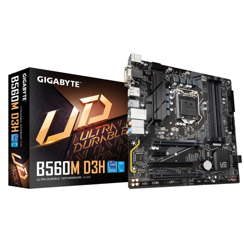 GIGABYTE B560M D3H материнская плата Intel B560 Express LGA 1200 (Socket H5) Микро ATX