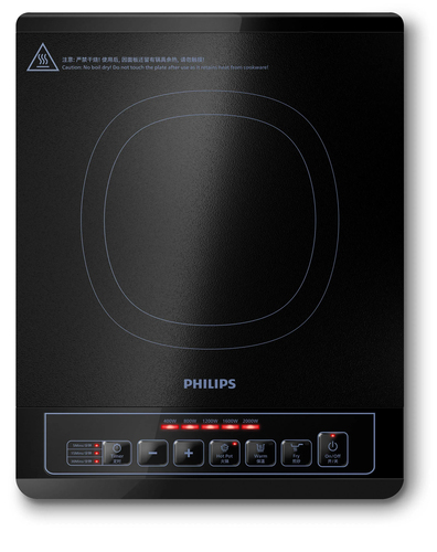 Philips 5000 series HD4902/60 hob Black Countertop – image 2
