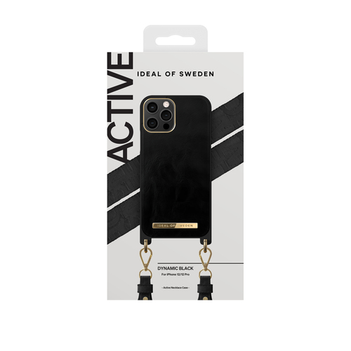 iDeal of Sweden Active Necklace Case Dynamic Black iPhone 12/12P – image 3