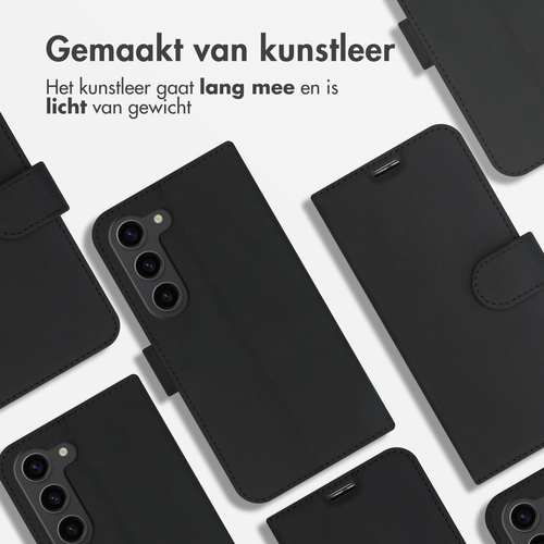 Accezz Wallet Softcase Bookcase Samsung Galaxy S23 Telefoonhoesje Zwart, afbeelding 2
