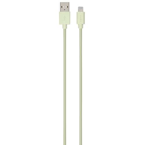 Hama 00187256 кабель с разъемами Lightning 0,75 m Зеленый