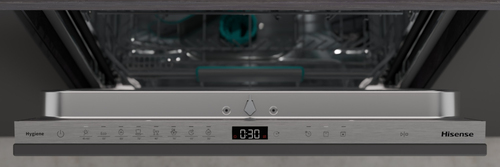 Hisense Hidden in your cabinets, but a powerful force to have by your side in the kitchen. This fully integrated dishwasher provides space for 16 place settings – image 9