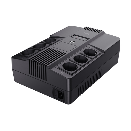 Trust Maxxon uninterruptible power supply (UPS) 0.8 kVA 6 AC outlet(s) – image 1