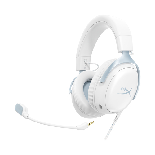 HyperX Cloud III - Gaming Headset (White/Blue) – image 2