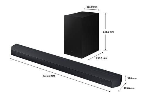 Samsung HW-Q600C/XU soundbar speaker Black 3.1.2 channels – image 2