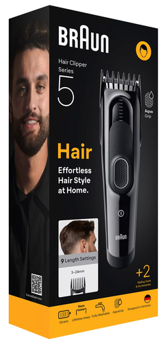 Braun Series 5 Hair Clipper - Black - image 8