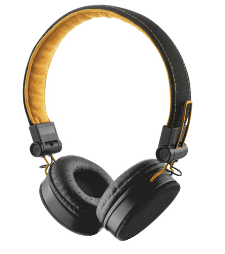 Trust Fyber Headset Wired Head-band Calls/Music Black, Orange