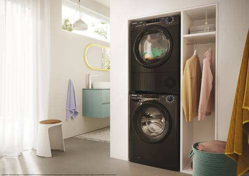 Candy Smart Pro Croe C9TBEB-80 Wifi Connected 9Kg Condenser Tumble Dryer - Black - B Rated, Black - image 4