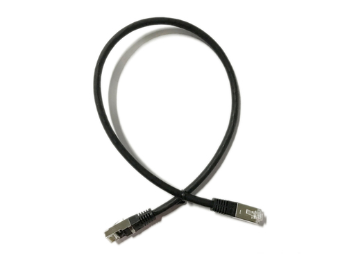 Equip 635697 сетевой кабель Черный 0,5 m Cat6a S/FTP (S-STP) Круглый