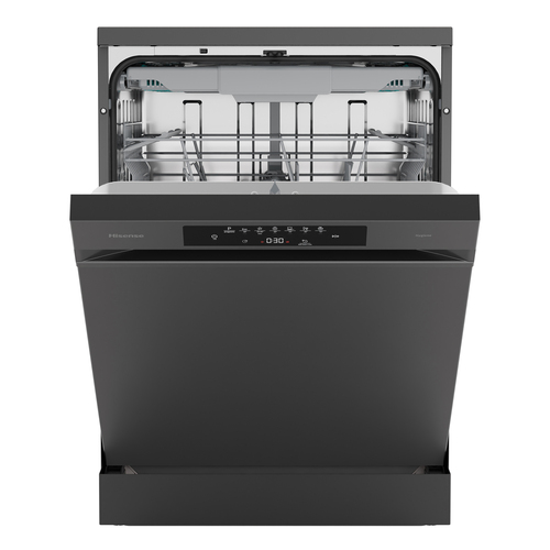 Hisense Hi4 HS643B90B Full Size Freestanding Dishwasher - Black Inox – image 2