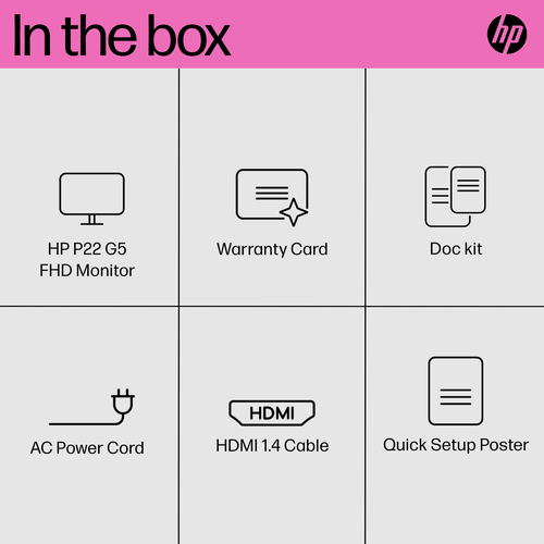 HP P22 G5 FHD Monitor – image 6