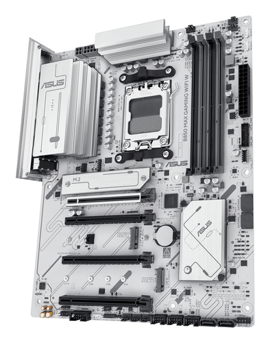 Asus B850 Max Gaming Wifi W Amd Ryzen DDR5 Wifi 6E Atx Motherboard - Socket AM5 - White - 90MB1M10-M0EAY0 - image 5