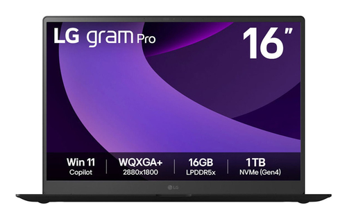 LG Gram Pro 16Z90TP Copilot+ PC Intel Core Ultra 7 255H Laptop