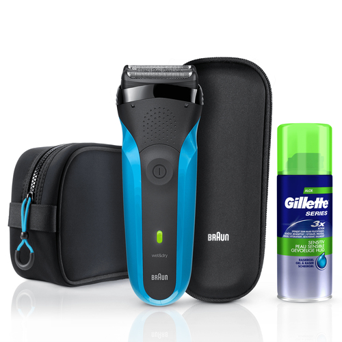 Braun 81703356 men's shaver Foil shaver Black, Blue