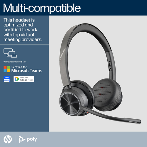 Poly Voyager 4320-M Wired Headset - image 6