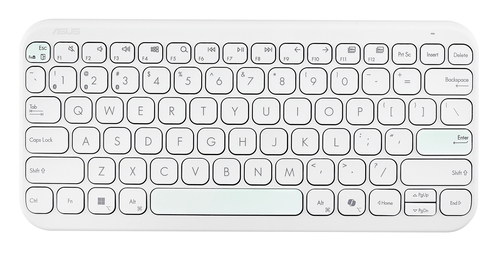 ASUS Marshmallow KW100 Tastatur Saksnøglekontakt Trådløs Tysk