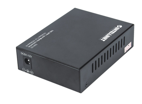 Intellinet 10GBase-T to 10GBase-R Media Converter, 1 x 10 GB SFP Slot, 1 x 10GB RJ45 Port (Euro 2-pin plug) Medieomsætter Gigabit Ethernet 10 Gigabit Ethernet 5 Gigabit Ethernet 2.5 Gigabit Ethernet – billede 5