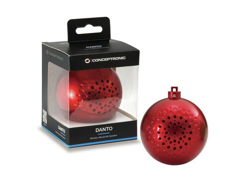 Conceptronic DANTO Wireless Bluetooth Speaker, red – image 2