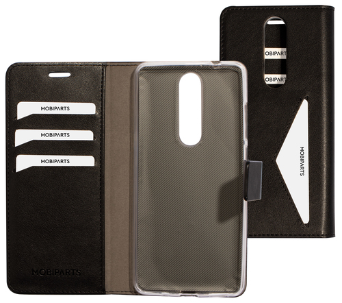 Mobiparts Classic Wallet Case Nokia 5.1 Black – image 1