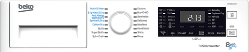 Beko WDIK854121F washer dryer Built-in Front-load White – image 1