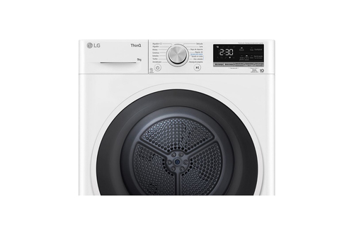 LG RH90V5AV6N secadora Independiente Carga frontal 9 kg Blanco