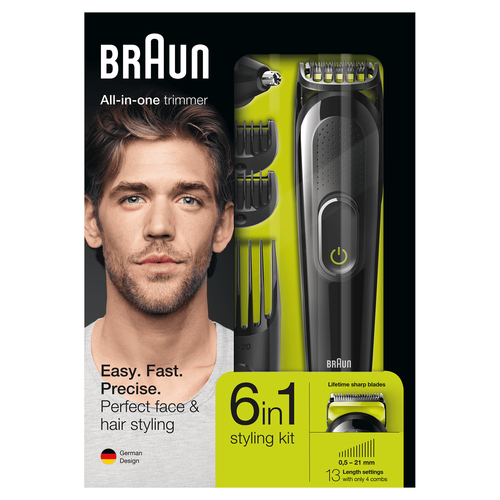Braun Multigroomer 6-in-1 All-in-one trimmer MGK3021, Beard Trimmer & Hair Clipper, Ear & Nose Trimmer – image 4